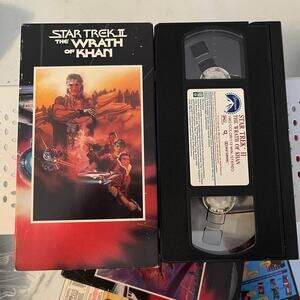 Star Trek II: The Wrath Of Khan VHS Movie Arch Villain Kahn Returns